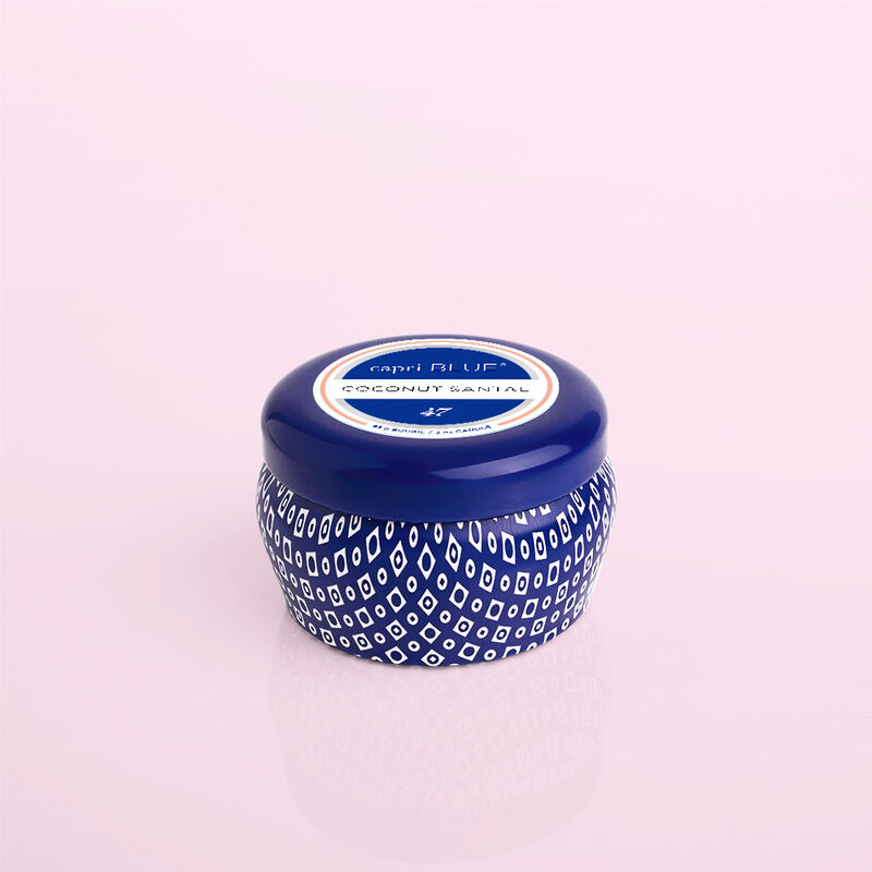Coconut Santal Blue Mini Tin Candle image number 0